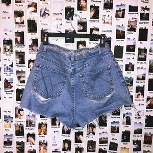 Vintage jean shorts 1